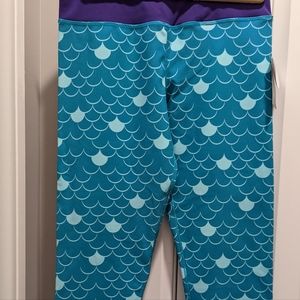 Hot Topic Little Mermaid Capri Tights